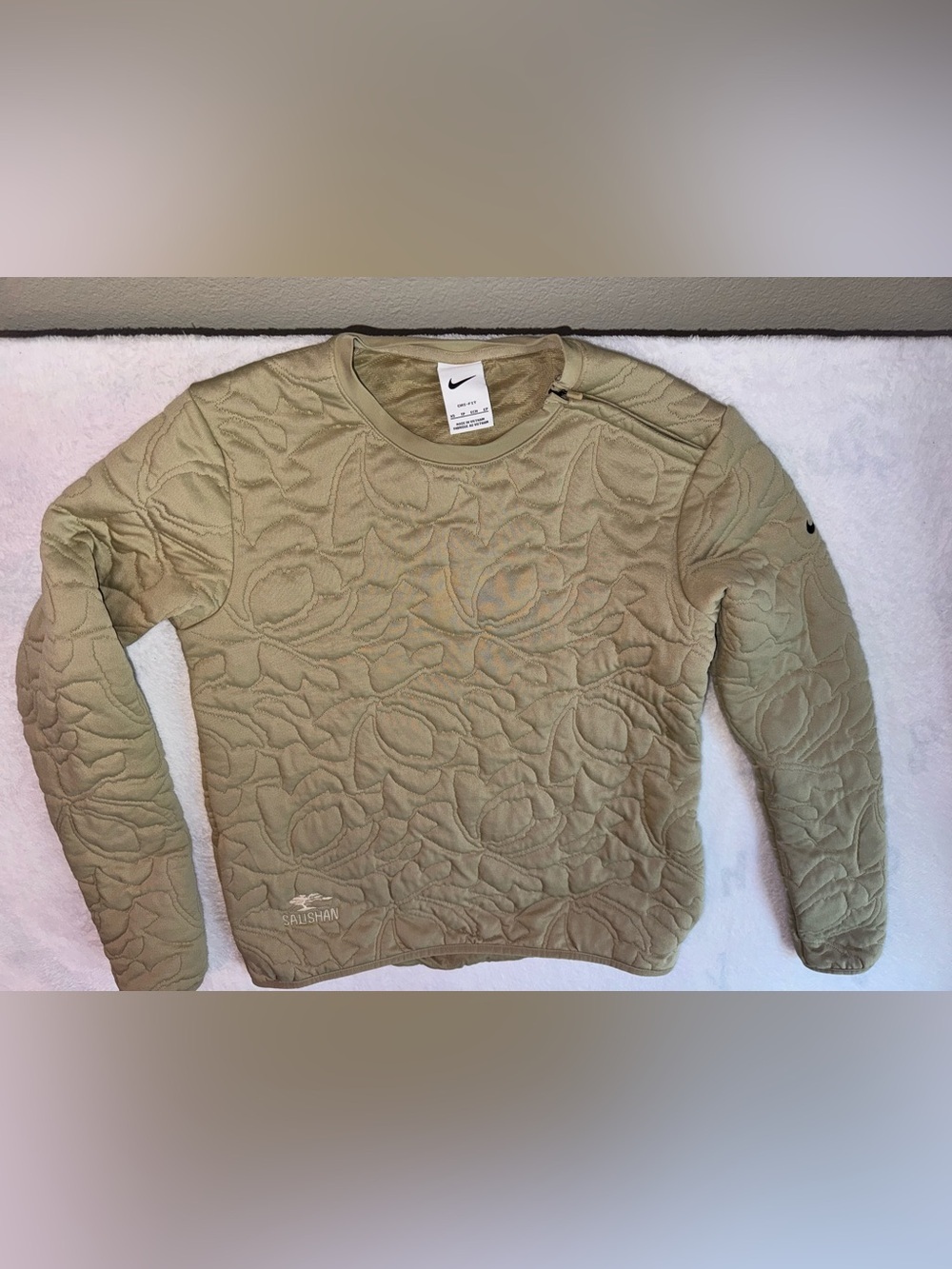 Nike Dri-FIT Quilted Golf Pullover Salishan XS